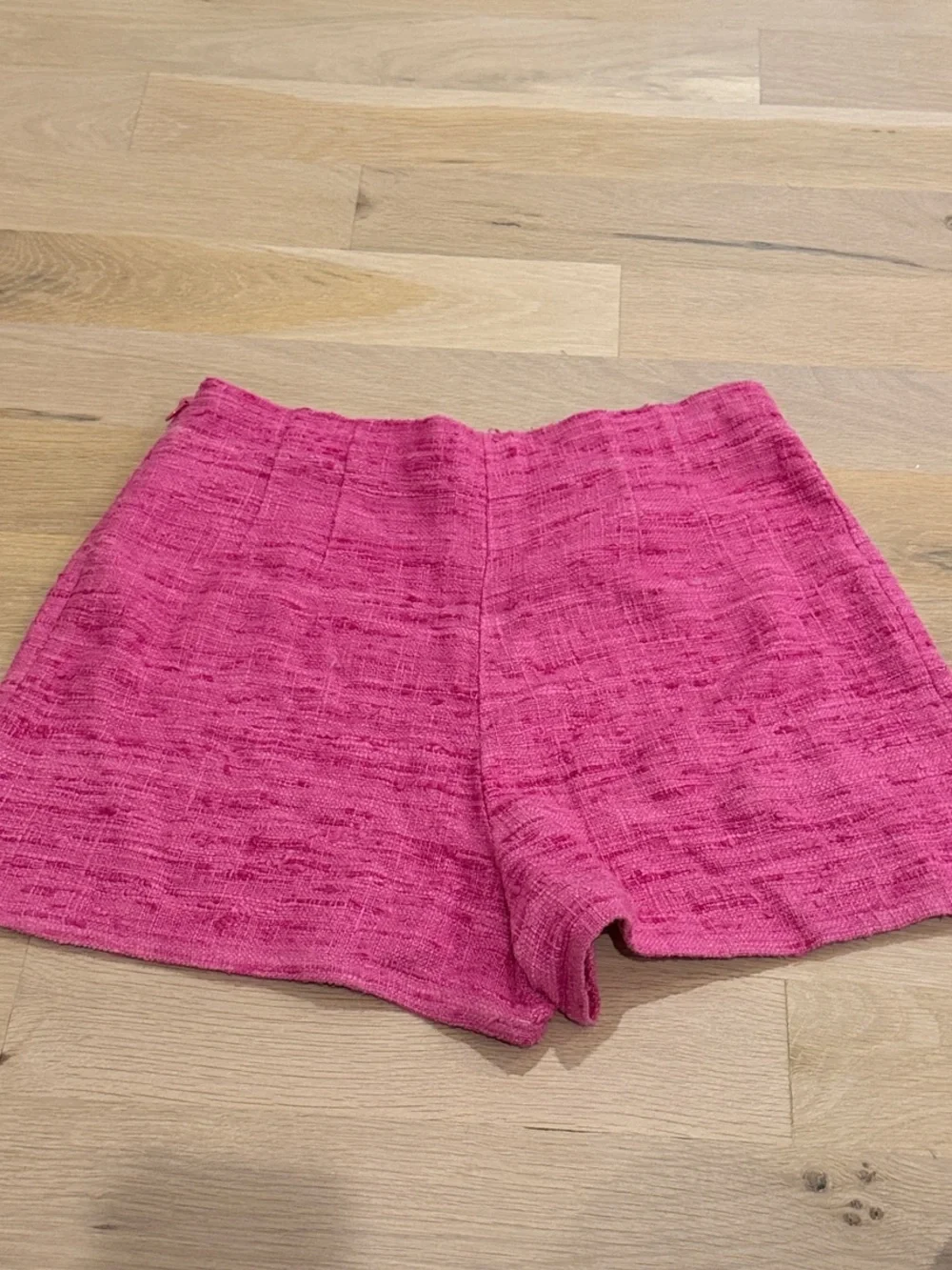 Prada tweed Hot pleated zip side Tweed Women’s Shorts